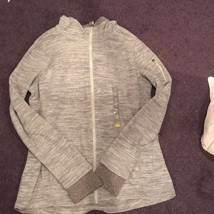 Women’s M Hooded Grey Tek Gear jacket